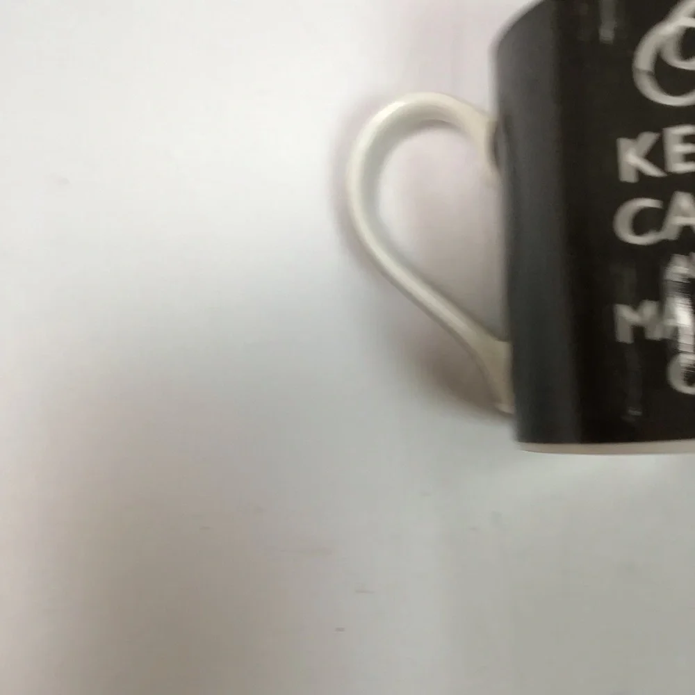 Keep Calm And Marry On Wedding Rings‎ Black & White Mug